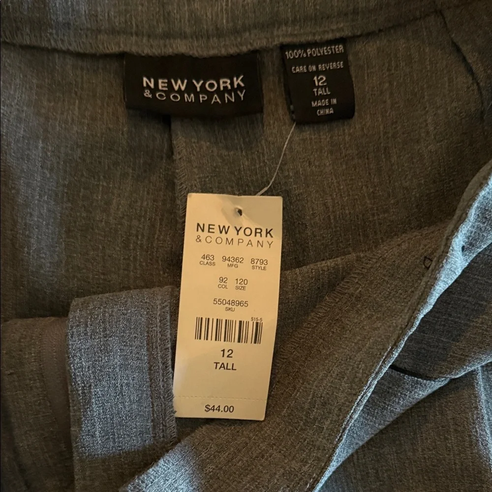 New York & Company Charcoal Dress Pants - Picture 2 of 2